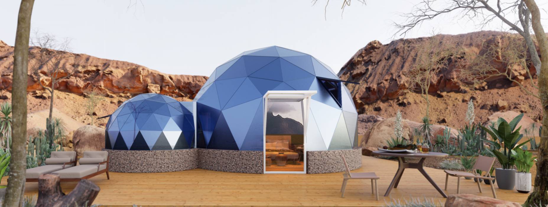 宁南县球形智能光伏玻璃星空房